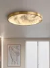 Plafondlampen rond koperen lamp Modern Minimalistisch Licht Luxe Woonkamer Studie Slaapkamer