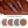 Nail Glitter Reflective Powder For Nails Iridescent Shinning Crystal Diamonds Flakes Sequins Chrome Pigment Dust Manicures Decoration Prud22