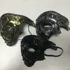 Inne wydarzenie Party Supplies Dorosłych Anime Masque Mechaniczne Gear Maska Steampunk Punk Masquerade Cosplay Ball Pół twarzy Mężczyźni Kostium Halloween
