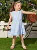 Robe à volants à carreaux vichy pour petites filles SHE