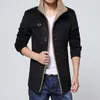 Vestes pour hommes manteau doux boutonnage simple boutonnage beaux hommes élégant coupe-vent veste hiver