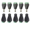 25pcs Female +25 pcs Male DC connector Lighting Accessories 2.1*5.5mm Power Jack Adapter Plug Cable Connectors for 3528/5050/5730 led strip light