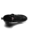 أحذية غير رسمية رجال Womessn في الهواء الطلق الأحذية الرياضية المدربين الأسود أبيض نسائي أحذية المشي حجم 39-44