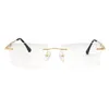 mens rimless eyeglass frames