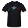 Letnia wypoczynek Alfa Romeo T-koszulka okrągłe kołnierz męski projekt krótko-rękawowy hurt 210329