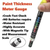 Neue Autolack Dicke Tester Meter Gauge Crash Check Test Lack Tester Mit Magnetische Spitze Skala Zeigen Auto Lak Test BIT 3003