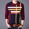 Mode Marke Pullover Für Pullover Oansatz Slim Fit Jumper Knitred Woolen Winter Koreanischen Stil Casual Herren Kleidung