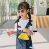 Kinderen parel handtas 2021 kinderen geplooid mini shell tas chique baby meisjes parels snoep kleuren portemonnee prinses Crossbody Messenger bags F582