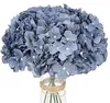 Simulação Hydrangeas Vermelho Branco Rosa Artificial Flor De Seda Decoração DIY DIY Festa De Casamento Flor Decor LLD12284