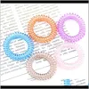 Candy Color Telephone Wire Cord Tie Girls Kids Elastic Band Ring Women Rope Bracelet Stretchy Scrunchy 7Jgiq Rubber Bands Hdb3K4222761