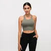 01 Bras Yoga Outfits Sports Solid Color Crops Tops Crossing Backless Beauty Sexy Gym Clothings Running 3587466