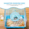 Små djur levererar 1pc hamster löpande plastmute lager hjul djur disk