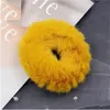 10 kleuren nertsen bont haar touw scrunchie vrouwen meisjes elastische haar rubber band gom paardenstaart houder meisje haaraccessoires hoofdband 26c3