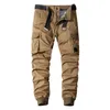 Pantalons décontractés multi-poches hommes militaires tactiques joggeurs pantalons cargo pour hommes randonnée en plein air trekking pantalons de survêtement mâle hip hop bas 210707