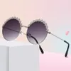 Cute Metal Frame Kids Sunglasses Flower Round Sun Glasses Girls Boys Brand Children Oculos Eyeglasses UV400