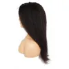 Wigs Yaki Straight Ear To Ear T Lace Wig 1028 Inch Remy Indian Human Hair Wigs Middle Part 13*1 Lace Average Size Wigs 150% Density Fo