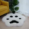 Cute Cat Paw Pattern Soft Plush Carpet Home Sofa Coffee Table Floor Mat Bedroom Bedside Decorative Carpe t Christmas gifts 211217