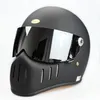 Japan TT&CO Thompson Spirit Rider Full Face Motorcycle Retro Helmets Vintage Fiberglass Cafe Racer