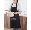 المطبخ مريلة الطبخ الطاهي مآزر مع جيوب البوليستر للماء النفط مقاوم للزيت القماش المئزر للرجال النساء BBQ SN4101