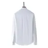 Camicie da uomo Top piccolo cavallo qualità bberry Camicetta ricamata Manica lunga Tinta unita Slim Fit Abbigliamento casual da lavoro Camicia a maniche lunghe taglia multiplo colore M-3XL # 24