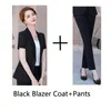 Женские брюки с двумя частями 2 Set Cust Blazer и Tousersskirt для женщин карьера интервью Ol Professional Blazers Костюмы