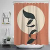 Modern Color Stain Bathroom Shower Curtain Abstract Art Bath Curtains for Home Salon