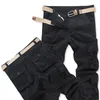 Vêtements de travail pour hommes pantalons décontractés haute qualité pantalon Cargo poches décontractées pantalon grande taille 42 mode ample Baggy survêtement pantalon de travail