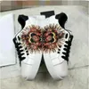 De nya mode kvinnor skor män läder snörning plattform överdimensionerade sule sneakers vit svart casual hc010907