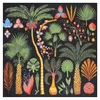 Luxus Marke Design Sago Cycas Palme Quadrat Twill Seidenschal 130 cm Frauen Bandana Schals Für Damen Schal