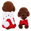 Dog Apparel Autumn and winter pet clothes, coral fleece puppy costume, cartoon dogs transform