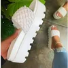 Vrouwen sandalen platform sho boog 2021 zomer slipper indoor outdoor flip-flops strand vrouwelijke slippers