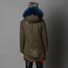 LVCHI – manteaux naturels Parker en fausse fourrure pour femme, doublure douce décontractée, Style militaire, capuche à col chaud véritable, collection hiver 2021