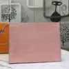 Borsa da toilette rosa da donna estiva 2021 Borse pochette firmate da 26 cm stampate con sacchetto per la polvere 3 colori