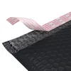 50 PC Black Poly Bubble Mailer Mailers Wyściełane Koperty do opakowań Prezent Wyświetlane Samookalanie Różne Rozmiary Torby do przechowywania