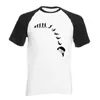 T-shirt da uomo di moda Go Skydiving Evolution Abbigliamento di marca Casual divertente stampa streetwear t-shirt manica corta raglan 210629