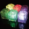 Party Decoration 12pcs Colorful Flash Led Ice Light Glow In The Dark Auto Luminous Cubes Christmas Wedding Festival Bar Tool