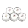 LED Tea Light Festival Décor Éclairage IP65 Étanche Floral Rond Multi Couleurs Lumières Submersibles À Piles Bougie Lampe pour Fête De Mariage