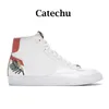 Sapatos casuais masculinos femininos de grife All Hallows Eve White Indigo Blazer Mid 77 Vntage Catechu Pacific Blue Kumquat Thermal Maize Navy Mens Trainers Platform Tênis