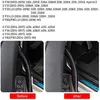 Karbon Fiber Kapı Kolu Kapak Sürücü Tarafı Yolcu Yan Kapılar Çekme Kolları BMW 3 4 Serisi 320i 328i 330i 335i F30 F31 428i 435i F32 F36 Parçaları için Kapakları