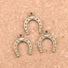 200 pièces Antique argent Bronze plaqué chanceux fer à cheval cheval pendentif à breloques collier à faire soi-même Bracelet résultats de Bracelet 16*13mm