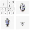 Charms Jewelry Findings & Components Arrival 925 Sterling Sier Enchanted Garden Murano Glass Beads Charm Fit Original European Bracelet Fash
