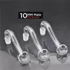 Curved Glass Oil burners pipes Bucket oil Nails 10mm 14mm 18mm male female big oil bowl adapter for dab rig bong