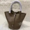 Moda Kadın Picotin Tote Çanta Lüks Tasarımcılar Çanta Cüzdanlar Cowskin Hakiki Deri Alışveriş Kadın Omuz Crossbody Çanta Ile Kilit