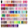 Zestawy do paznokci LilyCute 10pcs Poliska żelowa z 54W UV Lampa Suszarka Manicure Zestaw półprzewodnikowy zanurzenie się z podstawy Top Coat2735952