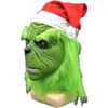 Noel Kostüm Geek Yeşil Saç Grinch Cosplay erkek Küçük Uçan Adam Headgear