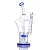 Ośmiatkowy zestaw olejowy Glass Glass Hookahs Bong Wysoka i gruba woda z miską 14 mm do dymu