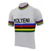 7 stilar Retro Molteni Men Cykling Jersey Team Kortärmad Sommar Bike Wear Jersey Road Jersey Cykling Kläder H1020