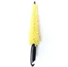 Brosse de lavage de roue de voiture Poignée en plastique Nettoyage de véhicule Jantes de roue Brosses de lavage de pneus Auto Scrub Cars Lavages Éponges Outils SN2575