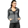 Women's Jackets Women Full-zip Hooded Sport Hoodie Raglan Long Sleeves Pockets Workout Running Gym Sweatshirt Casual Tops Activewear