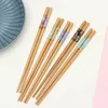 Chopsticks 5/10pair Natural Bamboo Chinese Reusable Tableware Dinning Eating Japanese Chopstick For Gift Sushi Sticks